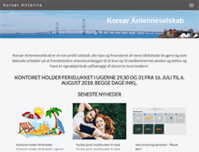 Tablet Screenshot of korsoer-antenne.dk